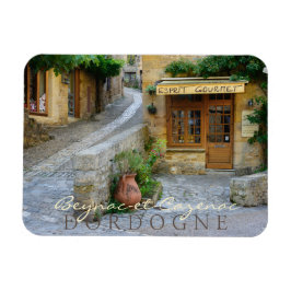 Stadtbild in Dordogne, Frankreich Magnet