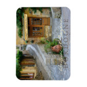 Stadtbild in Dordogne, Frankreich Magnet (Vertikal)