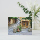 Stadtbild in Dordogne, Frankreich, Postkarte (Stehend Vorderseite)