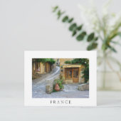 Stadtbild in Dordogne, Frankreich, weiße Postkarte (Stehend Vorderseite)