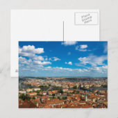 Stadtbild in Prag Postkarte (Vorne/Hinten)