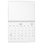 Stadtbild-Kalender. Kalender (Mär 2027)