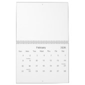 Stadtbild-Kalender. Kalender (Feb 2026)