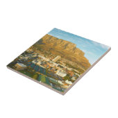 Stadtbild Kapstadt mit Tafelberg Fliese (Seite)