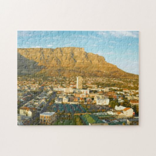 Stadtbild Kapstadt mit Tafelberg Puzzle (Horizontal)