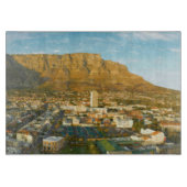 Stadtbild Kapstadt mit Tafelberg Schneidebrett (Vorderseite)
