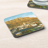 Stadtbild Kapstadt mit Tafelberg Untersetzer (Linke Seite)