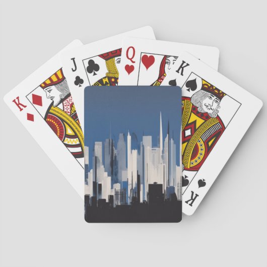 Stadtbild-Karten Spielkarten (Rückseite)