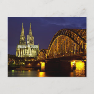 Stadtbild Köln Postkarte