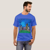 Stadtbild-Kunst von Kindern T-Shirt (Vorne ganz)