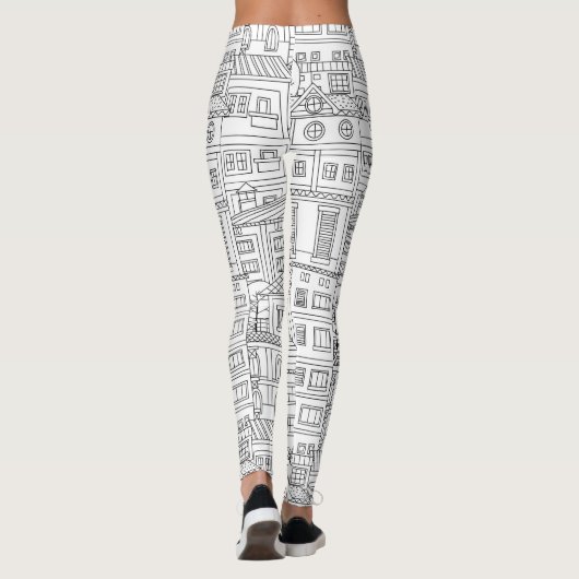 Stadtbild Leggings (Rückseite)