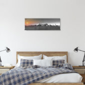Stadtbild Leinwand Poster breit (Insitu (Schlafzimmer))