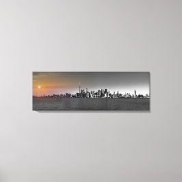 Stadtbild Leinwand Poster breit