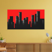 Stadtbild Leinwanddruck (Insitu (Wohnzimmer))