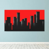 Stadtbild Leinwanddruck (Insitu (Holzboden))