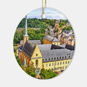 Stadtbild Luxemburg Keramik Ornament (Links)