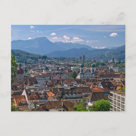Stadtbild Luzern Postkarte (Vorderseite)