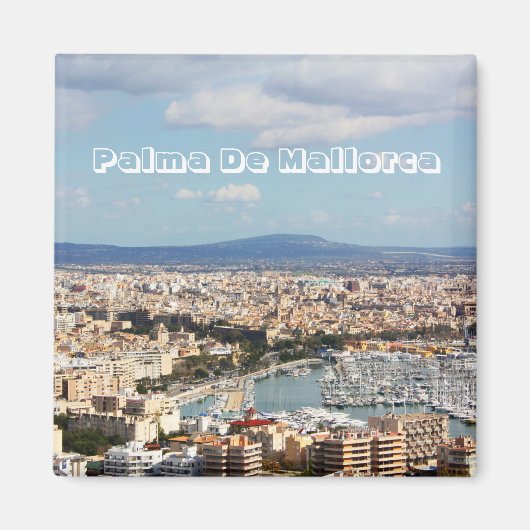 Stadtbild Mallorca Magnet (Vorne)