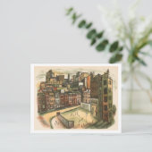 Stadtbild mit Playground Postcard Postkarte (Stehend Vorderseite)