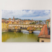 Stadtbild mit Ponte Vecchio, Florenz, Italien Puzzle (Horizontal)