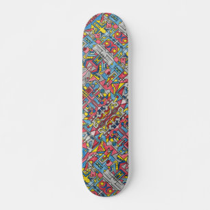 Stadtbild Modernes Bauhaus Geometrische Kunst Skateboard