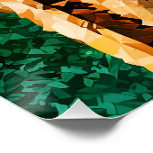 Stadtbild Mosaik Poster (Ecke)