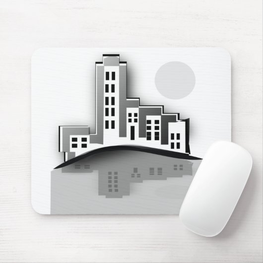Stadtbild Mousepad (Mit Mouse)