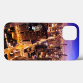 Stadtbild nachts von Chicago Case-Mate iPhone Hülle (Rückseite (Horizontal))