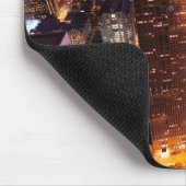 Stadtbild nachts von Chicago Mousepad (Ecke)