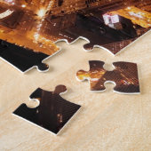 Stadtbild nachts von Chicago Puzzle (Seite)