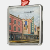 Stadtbild Ornament Aus Metall (Links)