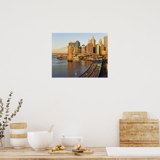 Stadtbild Poster (Küche)