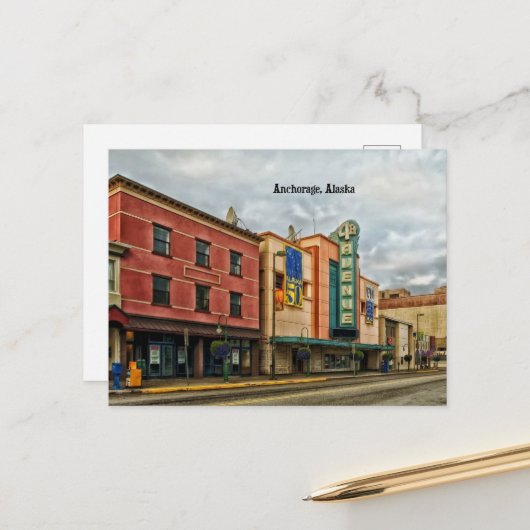 Stadtbild Postkarte (Vorderseite/Rückseite Beispiel)