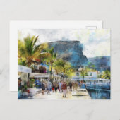 Stadtbild Puerto de Morgan auf Gran Canaria. Farbe Postkarte (Vorne/Hinten)