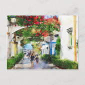 Stadtbild Puerto de Morgan auf Gran Canaria. Farbe Postkarte (Vorderseite)