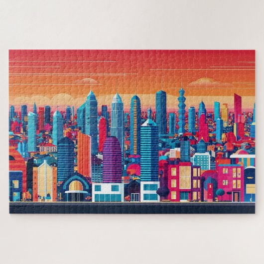 Stadtbild Puzzle (Horizontal)