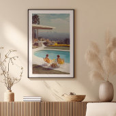 Stadtbild Ruhe: Ein Traum aus dem Mittelalter Poster