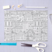 Stadtbild Seidenpapier (Handwerk)