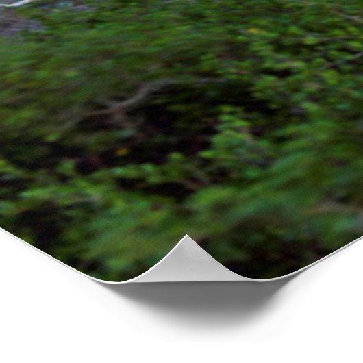 Stadtbild vom Gipfel des Signalgebirges bei Dämmer Poster (Ecke)