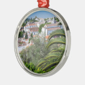 Stadtbild von Aveiro, Portugal Ornament Aus Metall (Links)