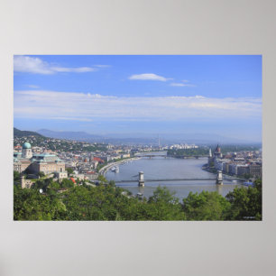 Stadtbild von Budapest Poster