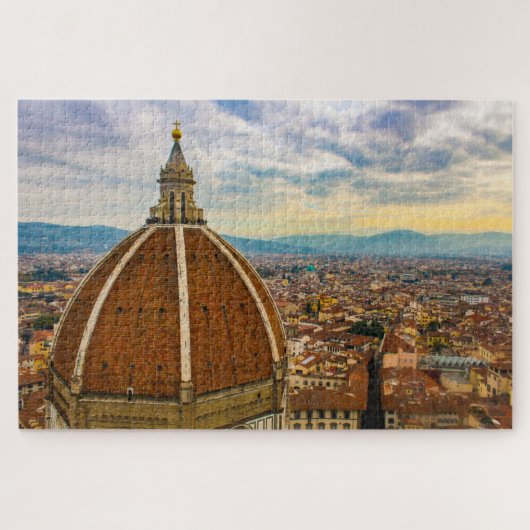 Stadtbild von Florenz aus der Turmglocke, Italien Puzzle (Horizontal)
