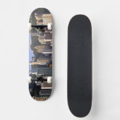 Stadtbild von Hongkong, China Skateboard (Vorderseite)