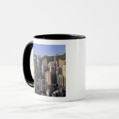 Stadtbild von Hongkong, China Tasse (Vorderseite Links)