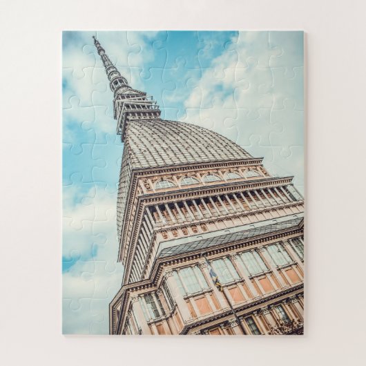 Stadtbild von Mole Antonelliana, Turin, Italien Puzzle (Vertikal)