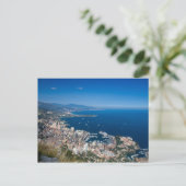 Stadtbild von Monaco Postkarte (Stehend Vorderseite)