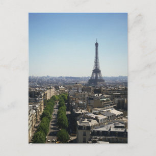Stadtbild von Paris, Frankreich Postkarte