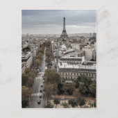 Stadtbild von Paris Frankreich Postkarte (Vorderseite)
