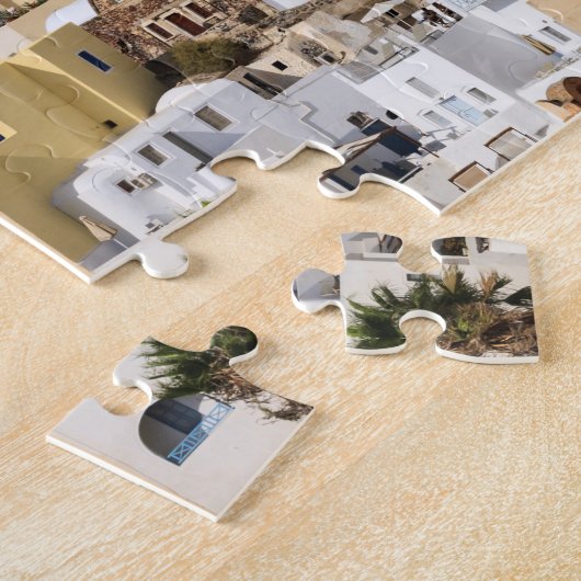Stadtbild von Santorini, Griechenland Puzzle (Seite)