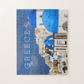 Stadtbild von Santorini, Griechenland Puzzle (Vertikal)